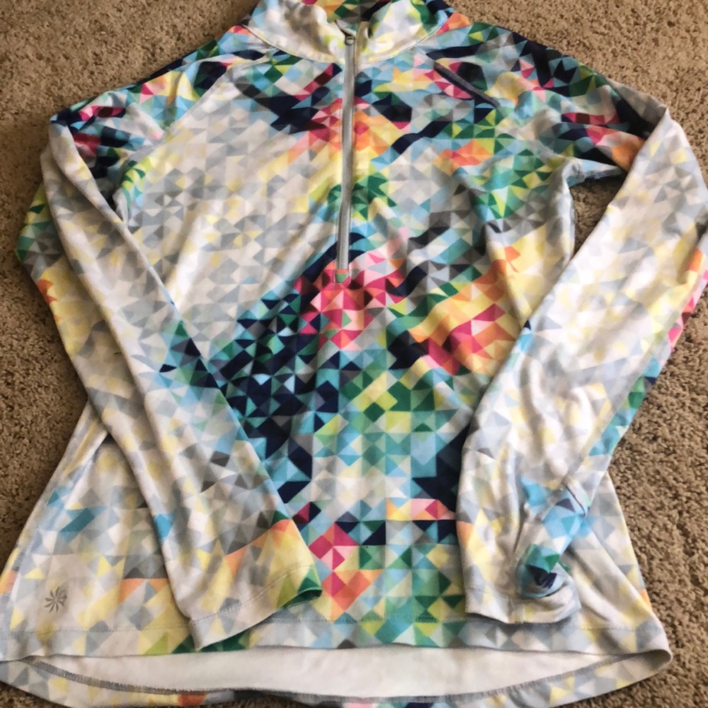 Athlete half zip size small